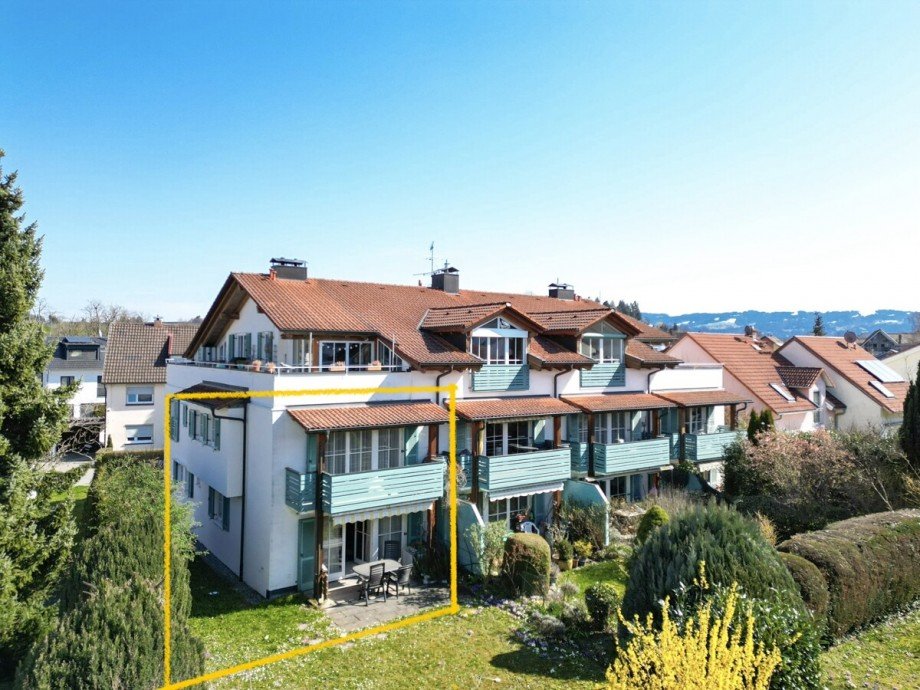 Hausansicht Maisonettewohnung Lindau