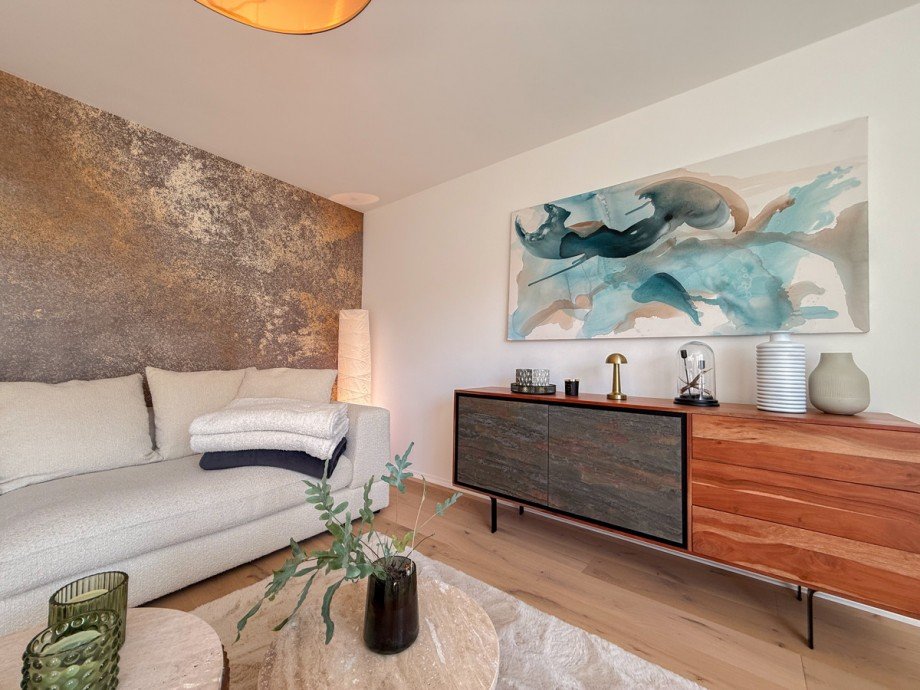 Wohnzimmer Etagenwohnung Oberstaufen