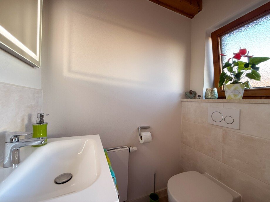 G�ste WC Reihenmittelhaus Lindenberg im Allg�u / Ellgassen