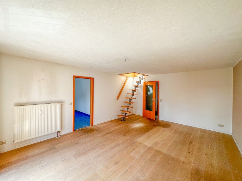 Wohnzimmer Maisonettewohnung Scheidegg