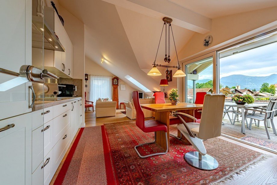 Wohn / Essbereich Dachgeschosswohnung Oberstaufen