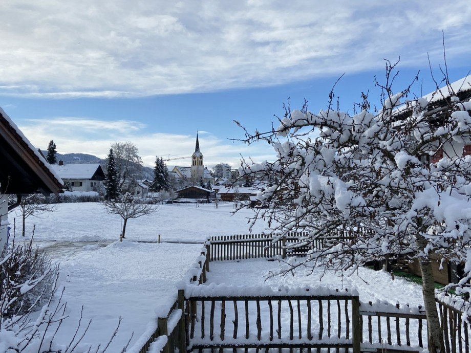 Ausblick Etagenwohnung Oberstaufen