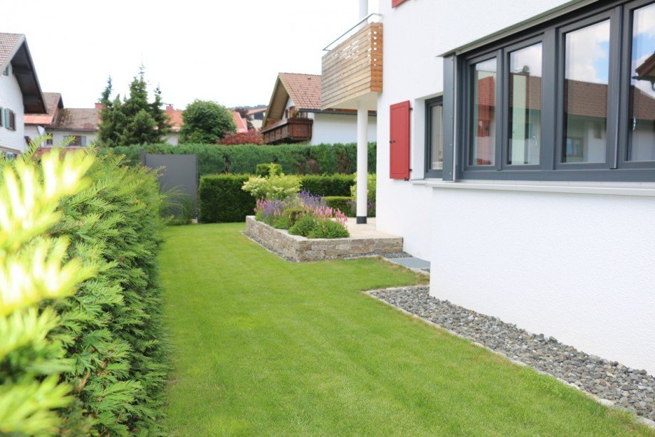Garten Erdgeschosswohnung Oberstaufen