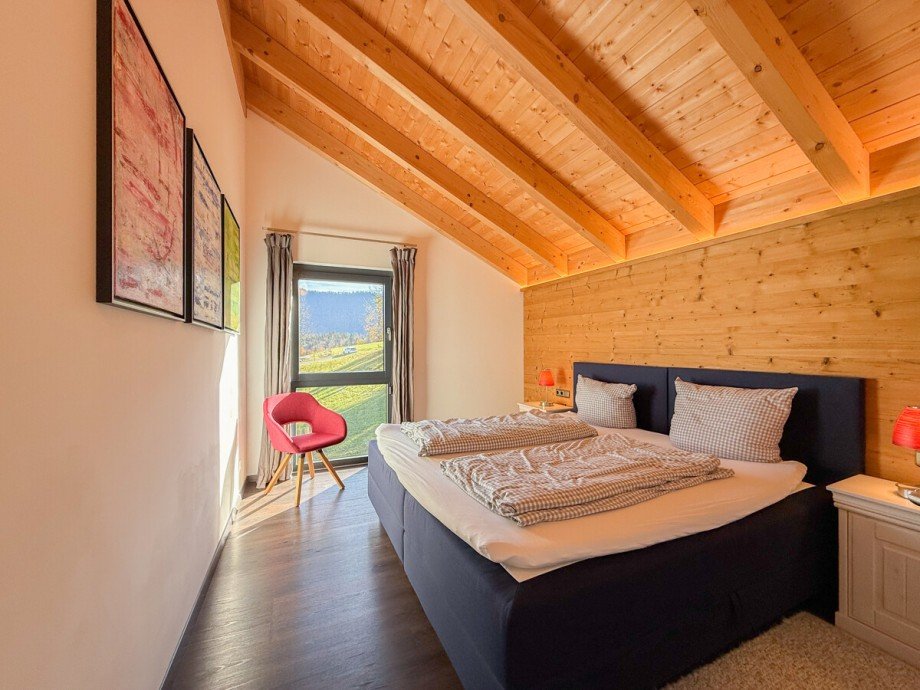 Schlafzimmer 2 Chalet Oberstaufen / Steibis