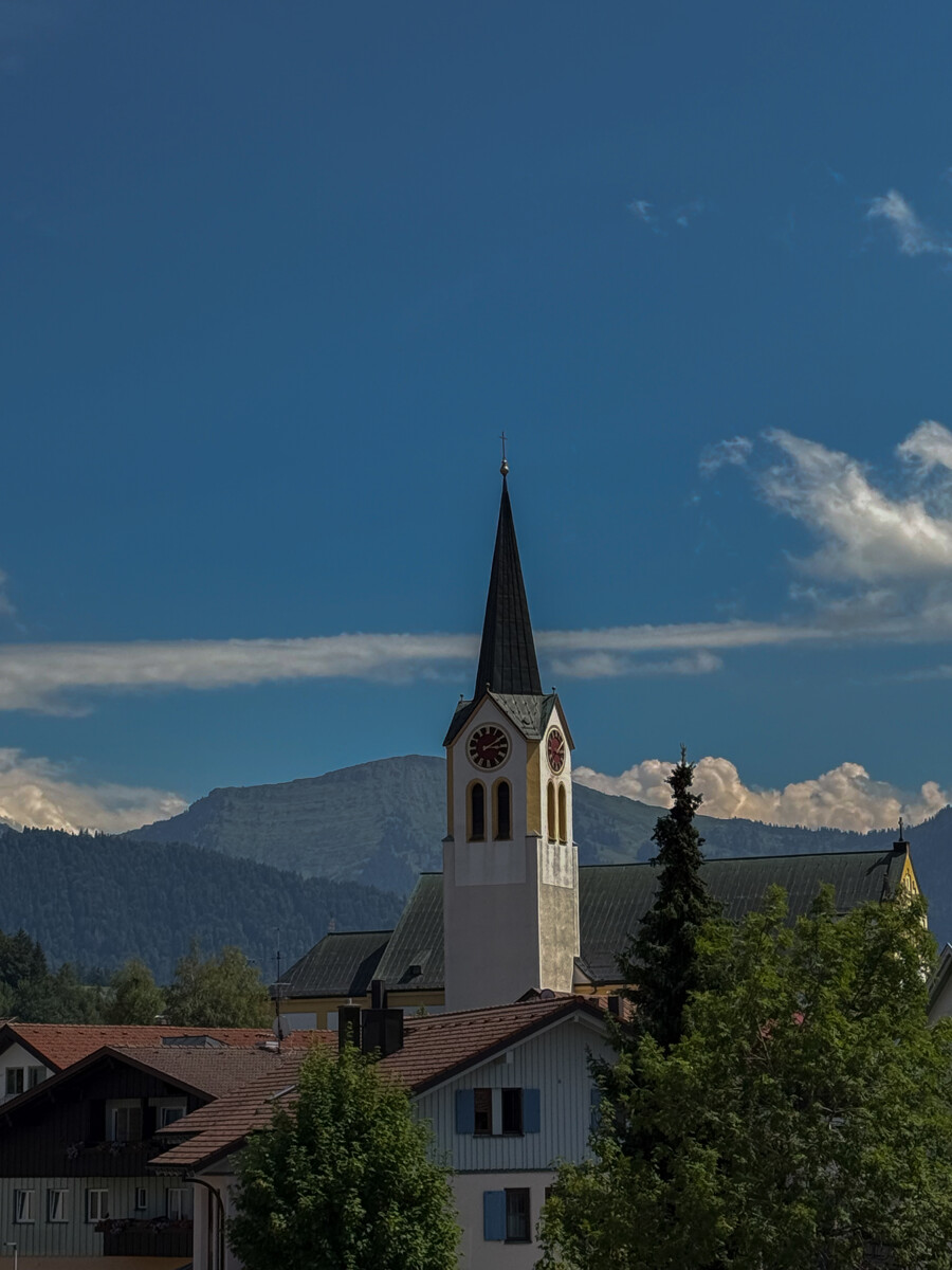 Ausblick Maisonettewohnung Oberstaufen