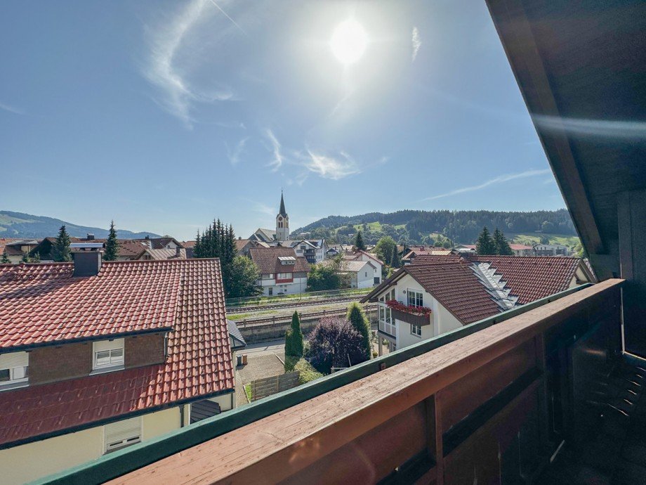 Ausblick Dachgeschosswohnung Oberstaufen