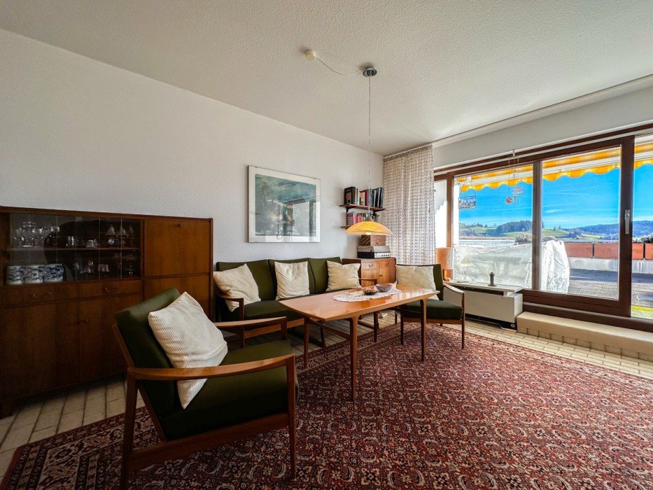Wohnzimmer Etagenwohnung Oberreute