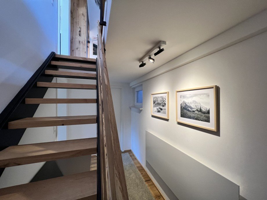 Treppenhaus UG Ferienhaus Oberstaufen / Eibele