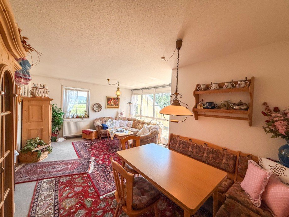 Wohn-Esszimmer Dachgeschosswohnung Wasserburg (Bodensee)