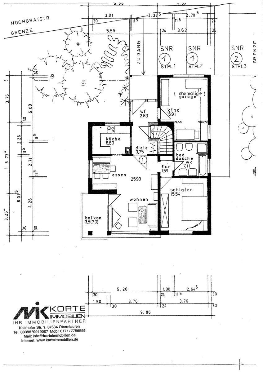 Erdgeschoss Einfamilienhaus Oberreute
