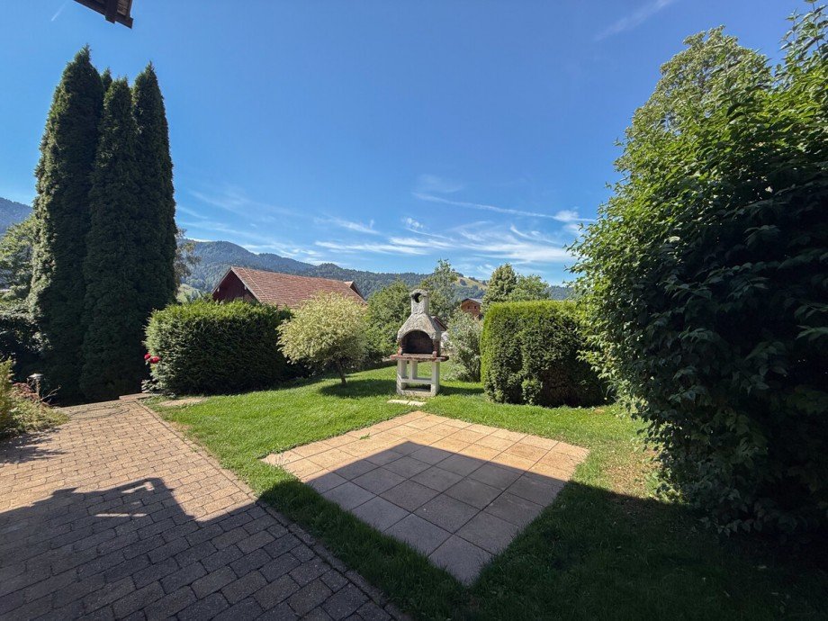 Garten Doppelhaush�lfte Oberstaufen / Wiedemannsdorf