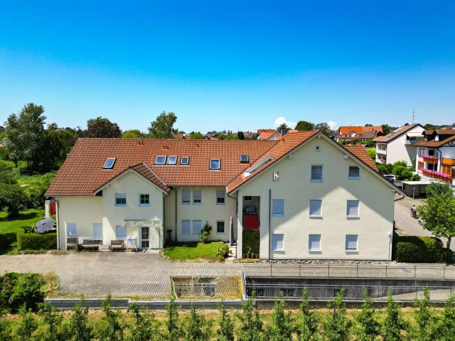 Hausansicht Dachgeschosswohnung Wasserburg (Bodensee)