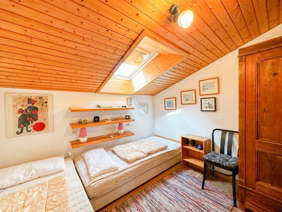 Schlafzimmer 2 Dachgeschosswohnung Oberreute / Irsengund