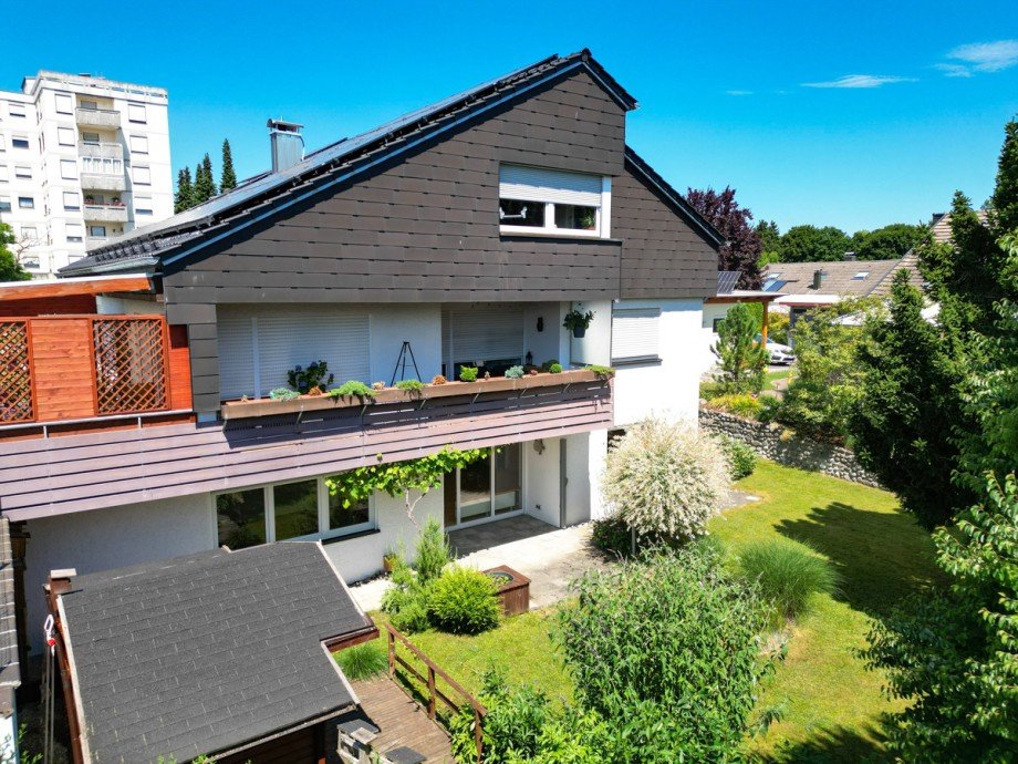 Hausansicht Erdgeschosswohnung Vogt