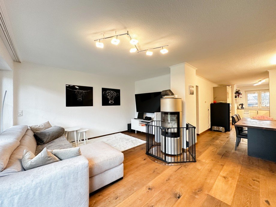 Wohnzimmer Reihenmittelhaus Immenstadt im Allg�u / Rauhenzell