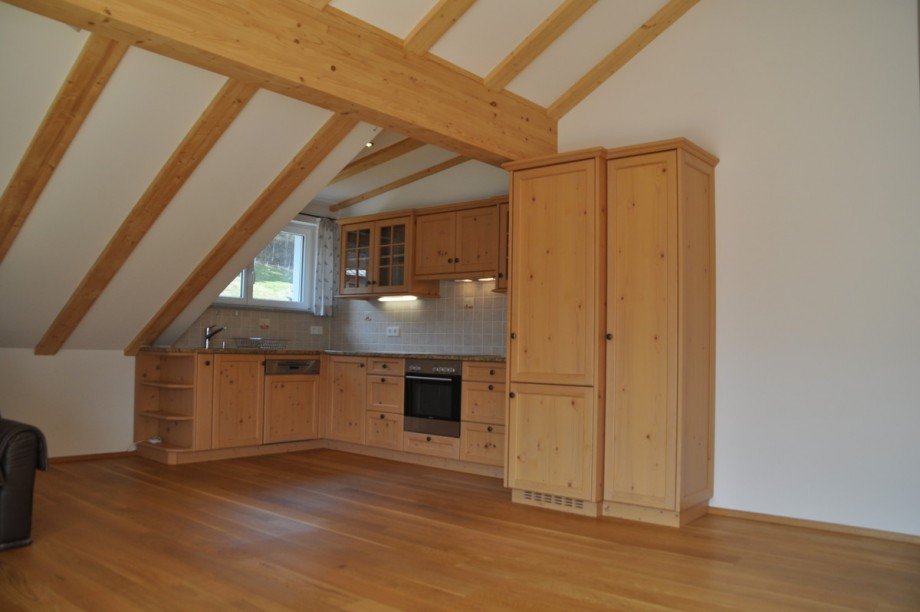 Landhaus K�che Dachgeschosswohnung Oberstaufen