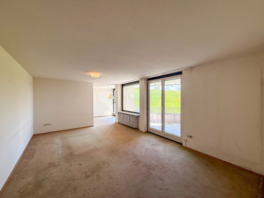 Wohnzimmer Etagenwohnung Lindenberg im Allg�u
