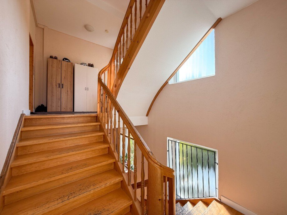 Treppenhaus Dachgeschosswohnung Oberstaufen