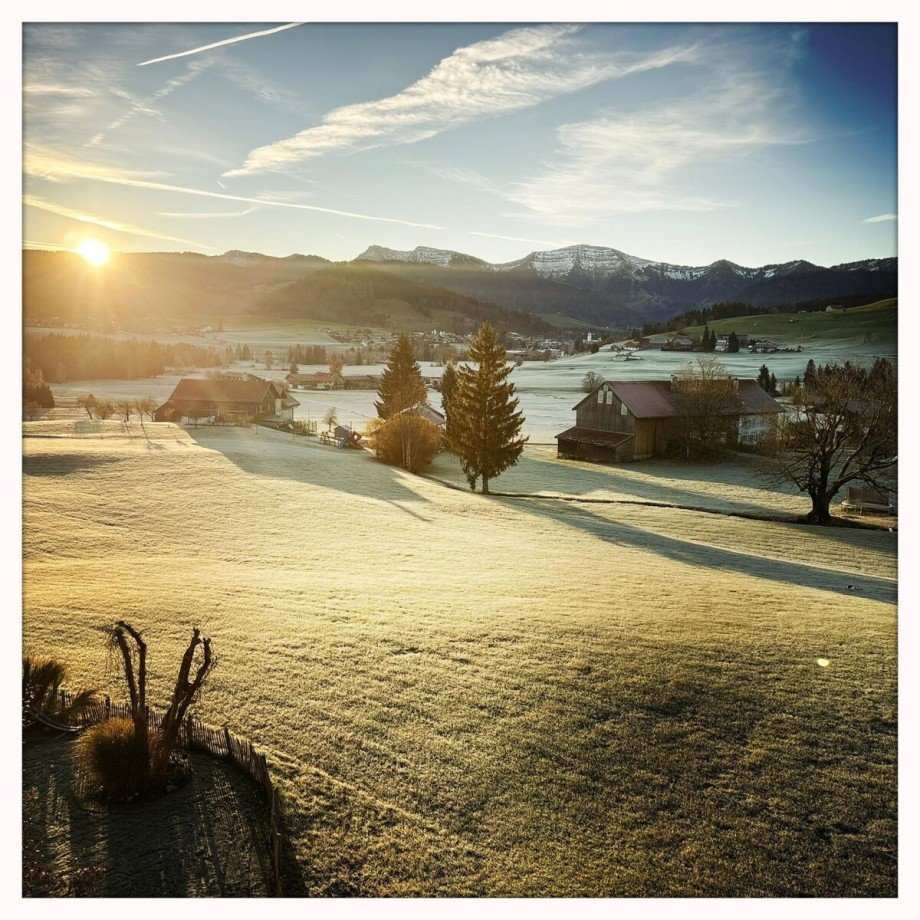 Ausblick Dachgeschosswohnung Oberstaufen