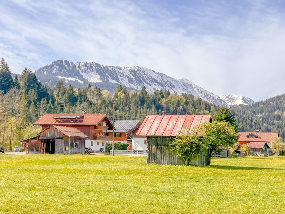 Ausblick Mehrfamilienhaus Oberstdorf / Tiefenbach bei Oberstdorf