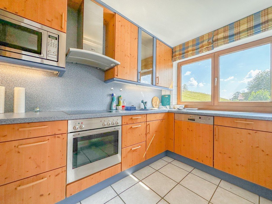 Einbauk�che Dachgeschosswohnung Oberstaufen