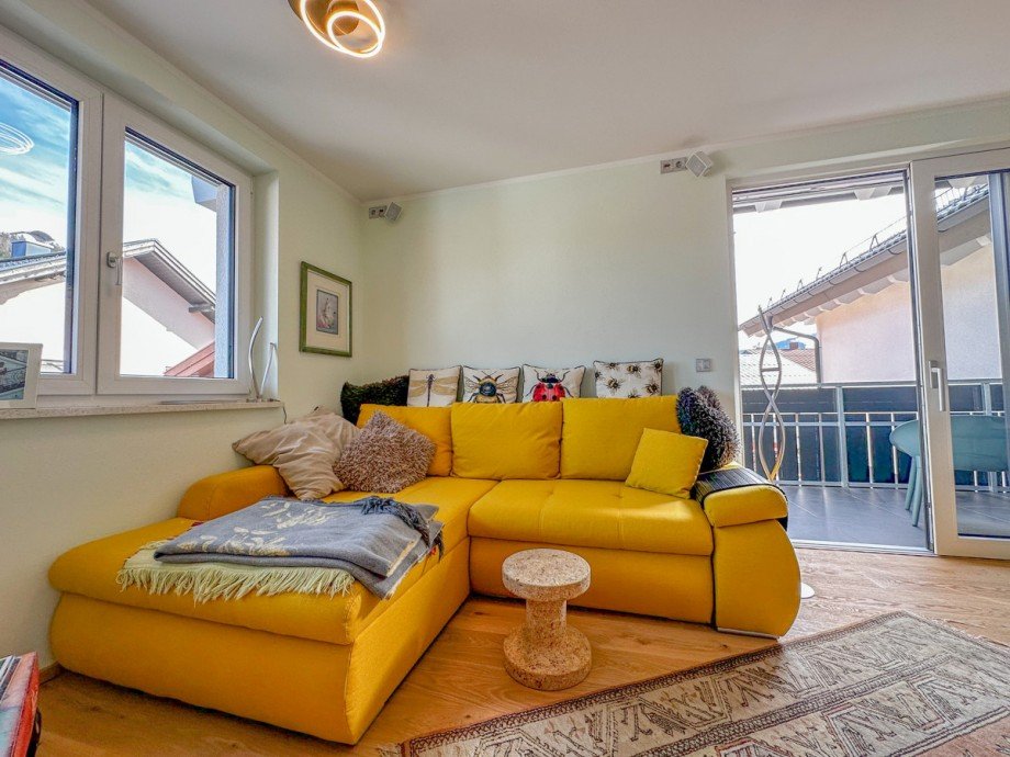 Wohnzimmer Etagenwohnung Oberstaufen