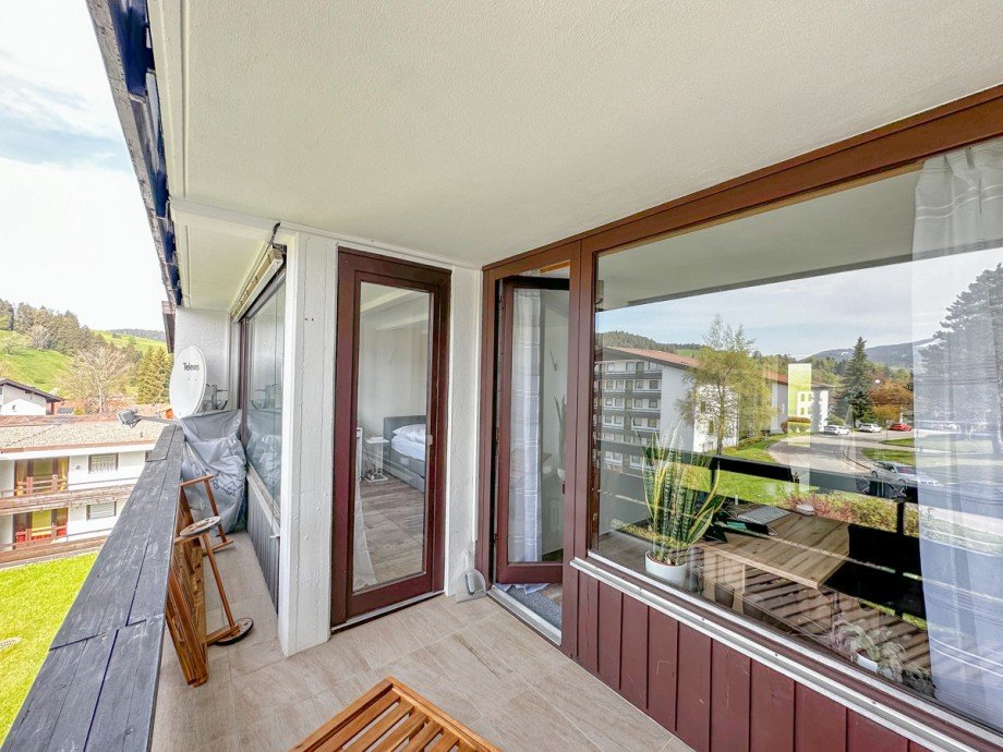 S�d-Balkon Etagenwohnung Oberstaufen