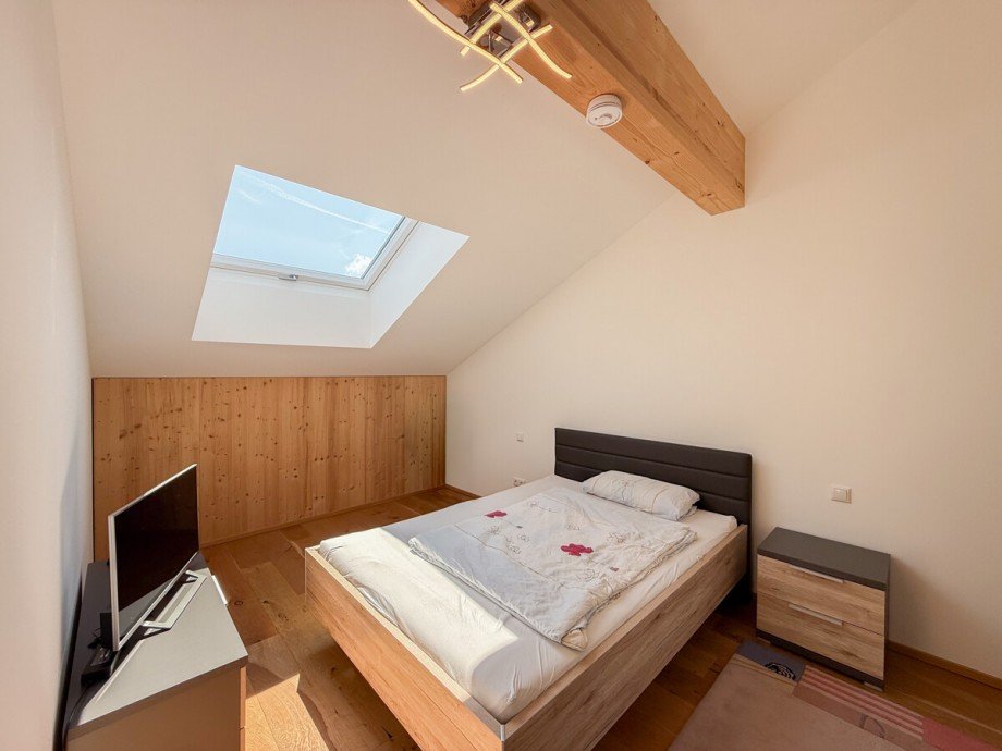 Schlafzimmer Maisonettewohnung Oberstaufen