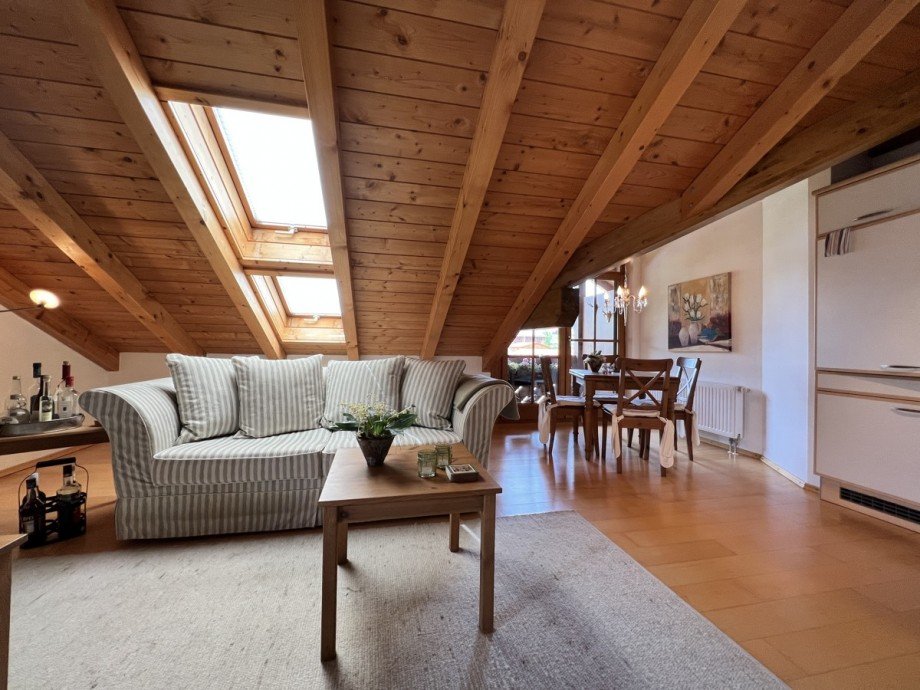 Wohnbereich Dachgeschosswohnung Oberstaufen