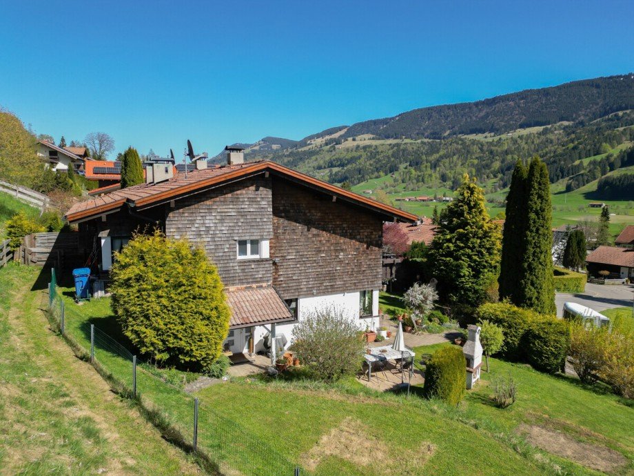 Hausansicht Doppelhaush�lfte Oberstaufen / Wiedemannsdorf