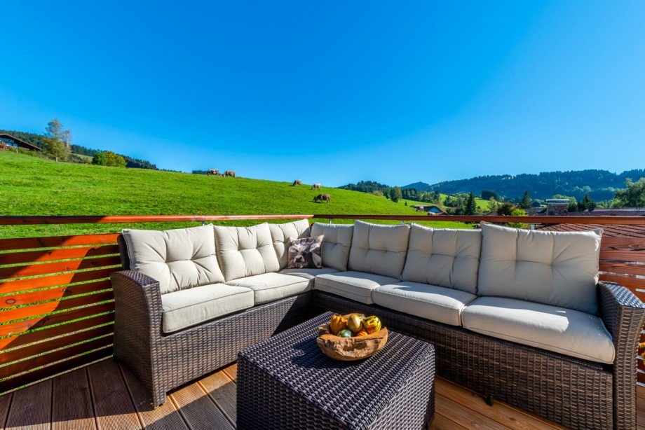 Balkon / Terrasse Dachgeschosswohnung Oberstaufen / Kalzhofen