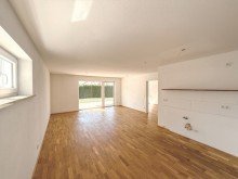 Wohnbereich Exklusive Erdgeschosswohnung mit Sonnenterrasse in Simmerberg im Allg�u - modern und barrierefrei
