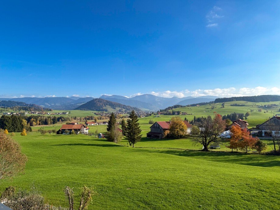 Ausblick Dachgeschosswohnung Oberstaufen