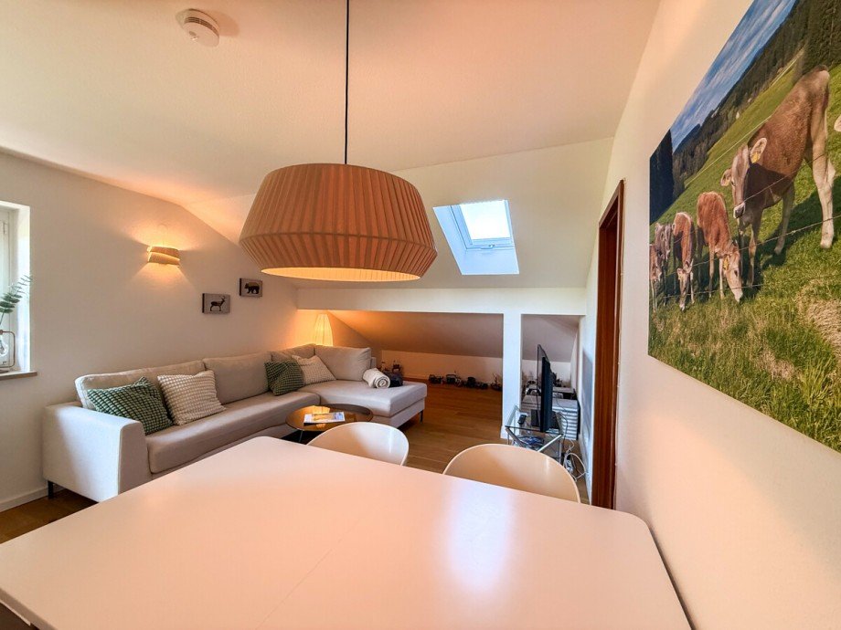 Wohn-Esszimmer Dachgeschosswohnung Oberreute