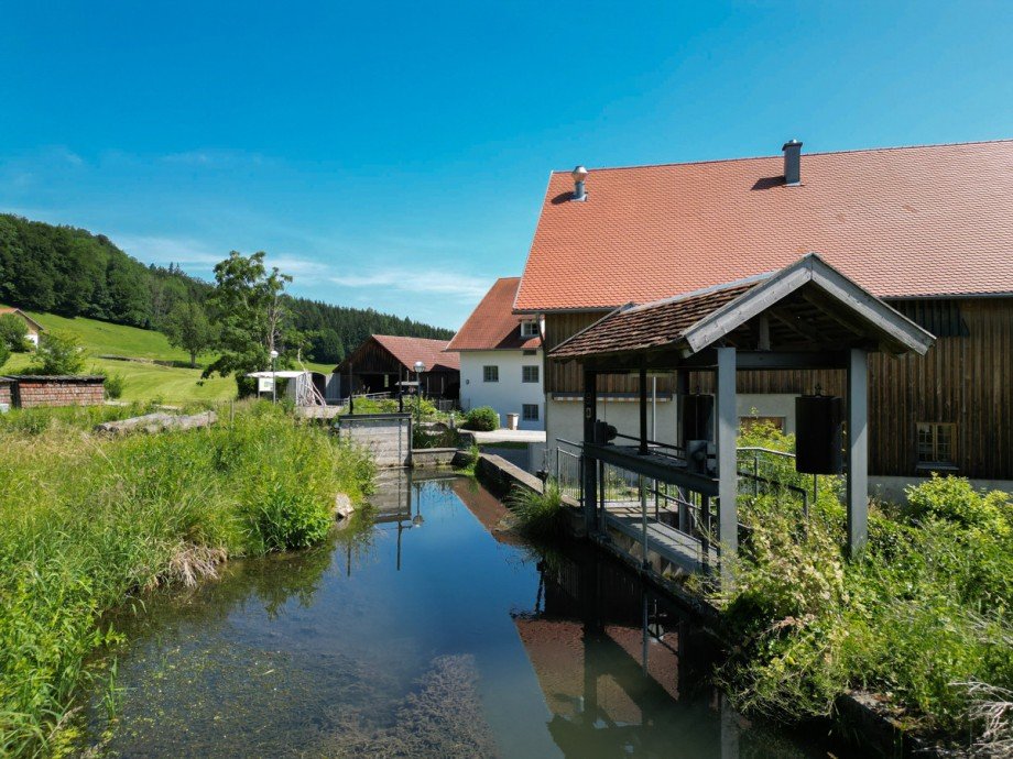 Fluss �stliche G�nz Bauernhaus Oberg�nzburg