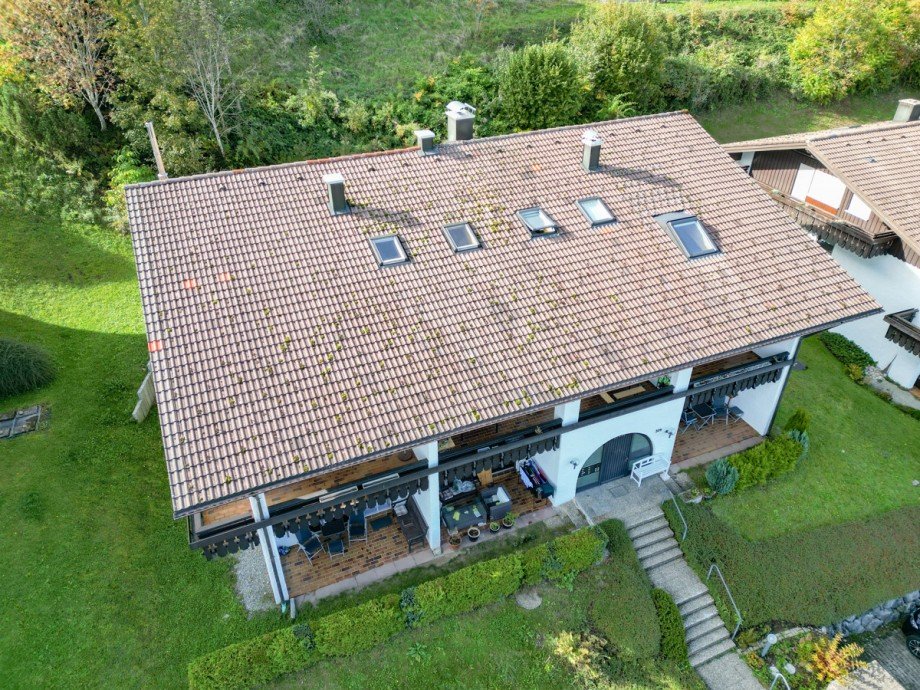 Vogelperspektive Dachgeschosswohnung Oberreute / Irsengund