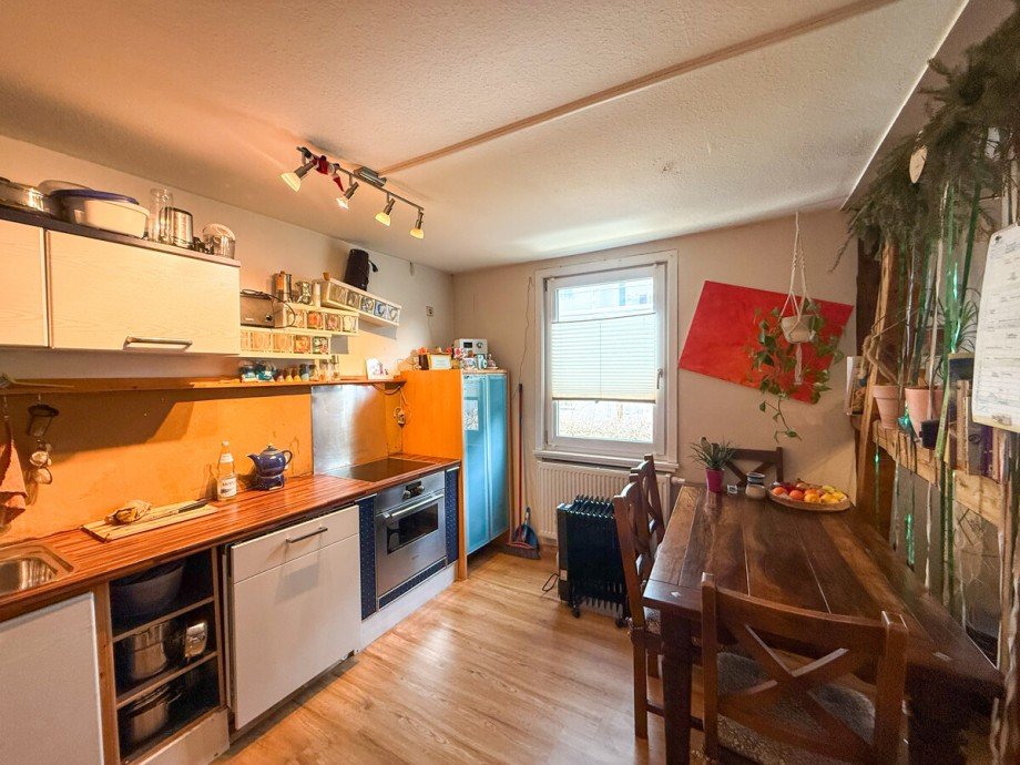 Gro�e Wohnung 1. OG K�che Mehrfamilienhaus Lindenberg im Allg�u