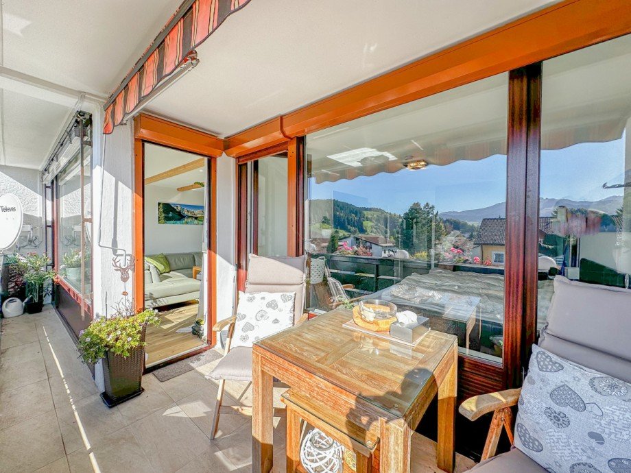 Balkon Etagenwohnung Oberstaufen