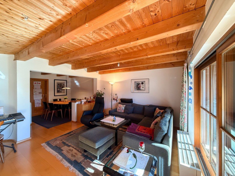 Wohnzimmer Reihenmittelhaus Lindenberg im Allg�u / Ellgassen