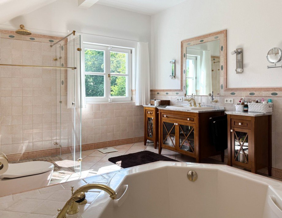 Badezimmer Bauernhaus Isny im Allg�u