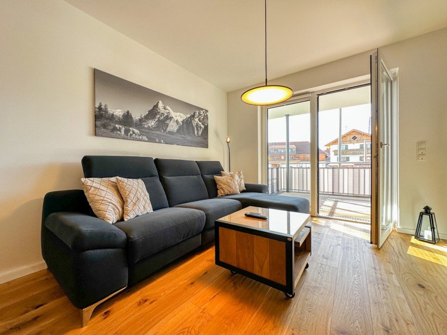 Wohnzimmer Etagenwohnung Wertach