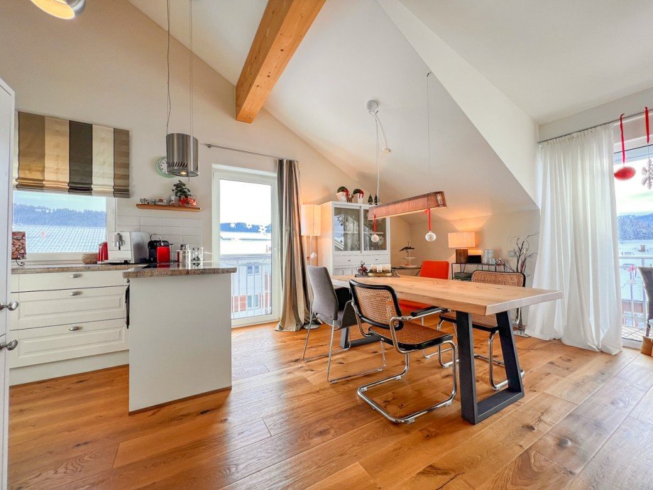 Essbereich Dachgeschosswohnung Oberstaufen / Kalzhofen