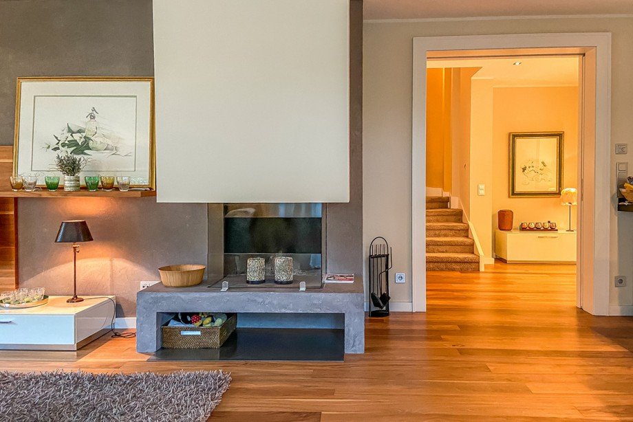 Wohnen / Kamin Einfamilienhaus Oberstaufen