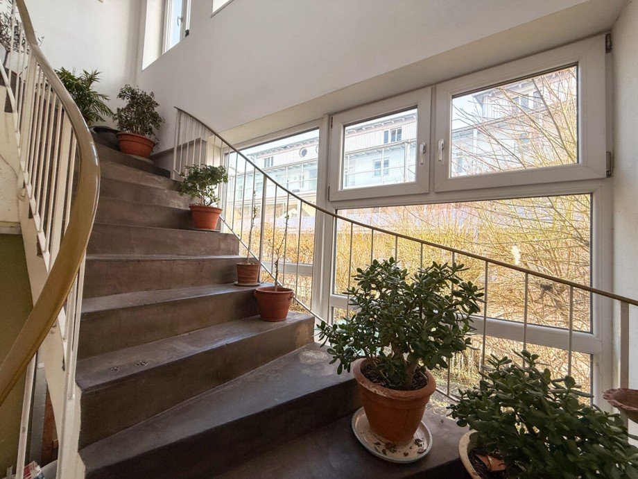 Treppe Laden in die Wohnung Mehrfamilienhaus Lindenberg im Allg�u