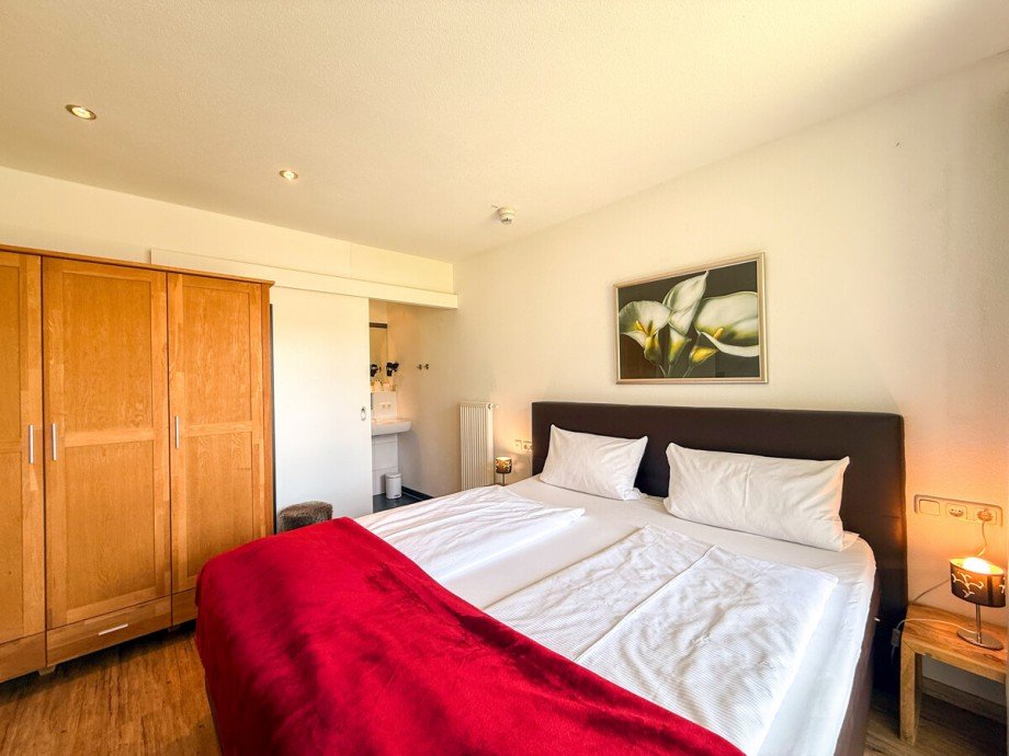 Schlafzimmer Erdgeschosswohnung Oberstaufen / Kalzhofen