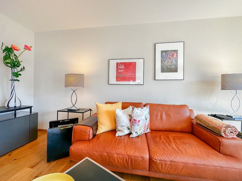 Wohnzimmer Etagenwohnung Oberstaufen