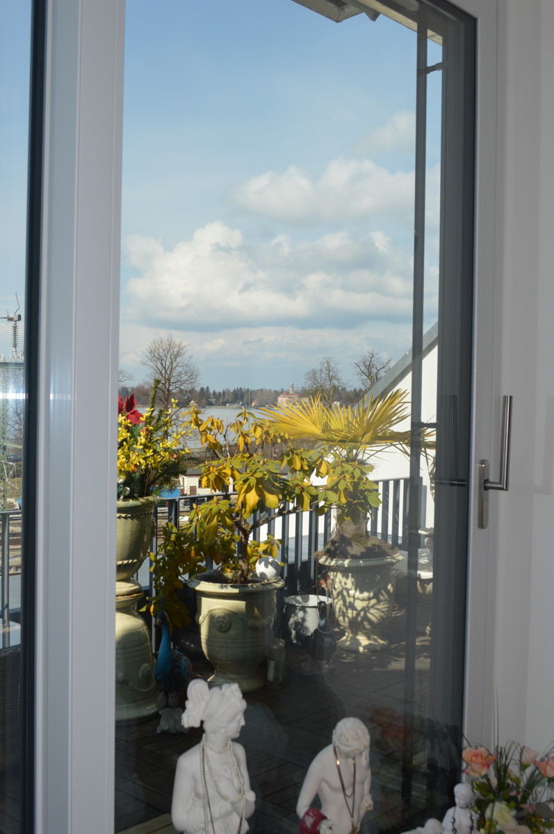 Blick von der Wohnung Richtung BadSchachen Etagenwohnung Lindau (Bodensee)