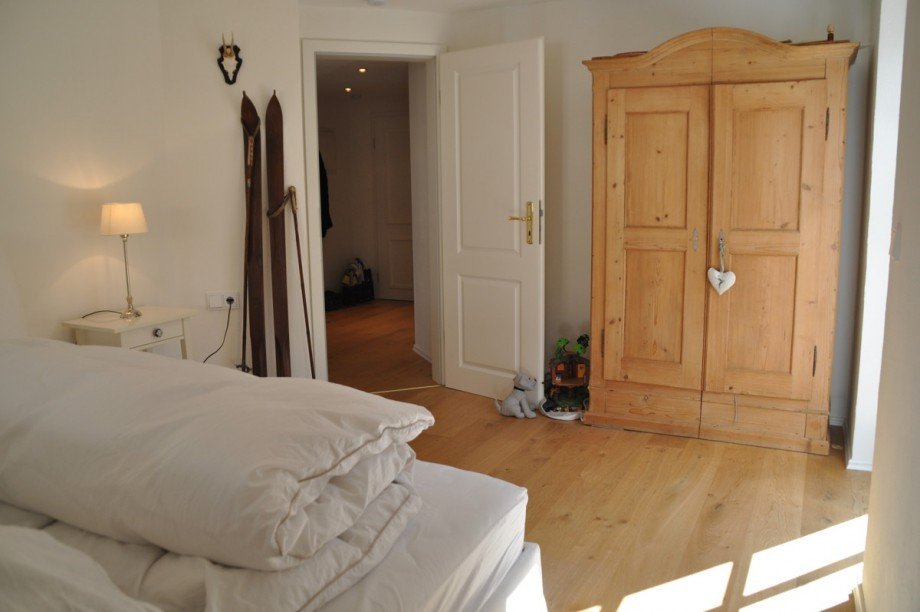 Schlafzimmer Erdgeschosswohnung Oberstaufen / Steibis