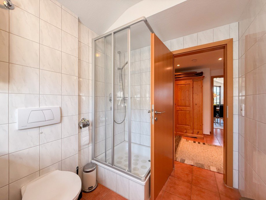 Badezimmer Dachgeschosswohnung Oberstaufen / Steibis