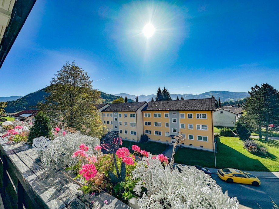 Ausblick Etagenwohnung Oberstaufen